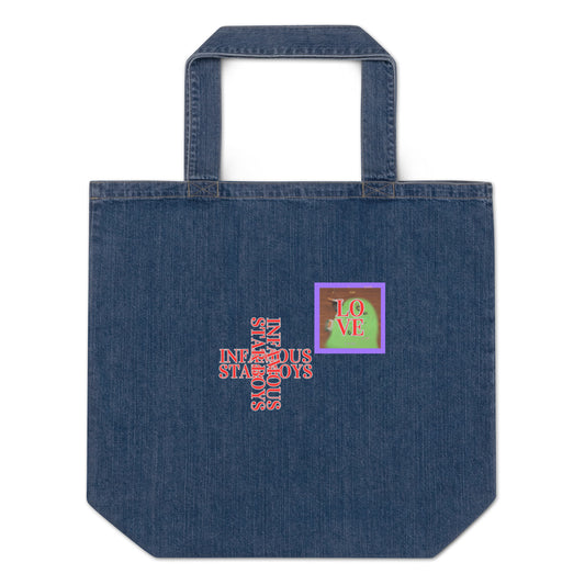 Never Out of Style ISB Organic denim tote bag