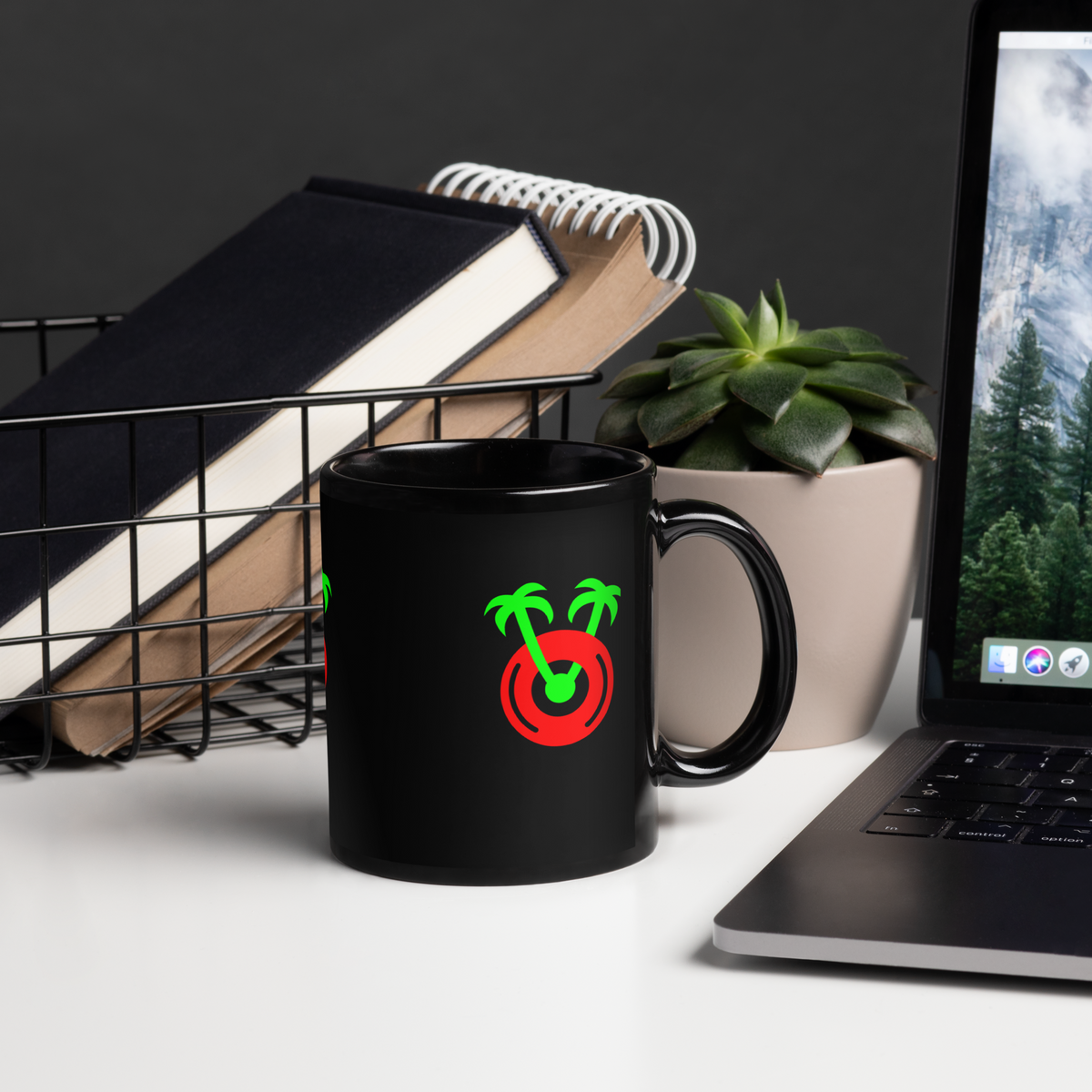 The Infamous Black Glossy Mug